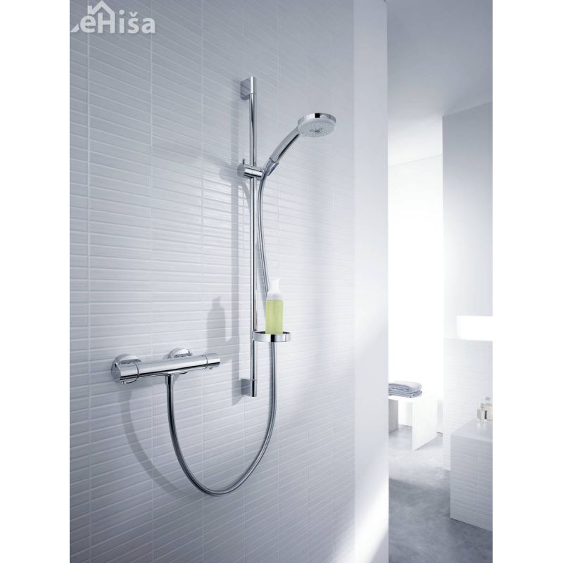 Termostatski tuš komplet Crometta Evostat 1001 CL bela-krom HANSGROHE 27813400
