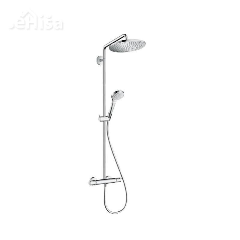 Termostatski tuš set z nadglavno prho Croma Select S 280 krom HANSGROHE 26794000
