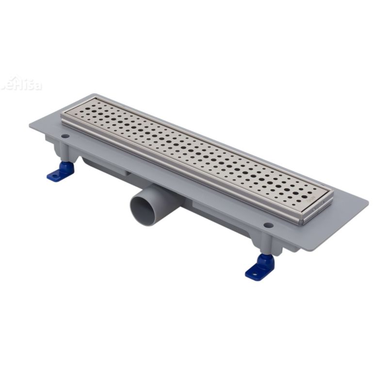 Tuš kanaleta iz nerjavnega jekla z rešetko ROUND 450 mm LIV 674747
