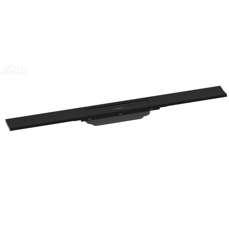 Tuš kanaleta RainDrain Flex 80 cm z možnostjo rezanja črna mat HANGROHE 56044670
