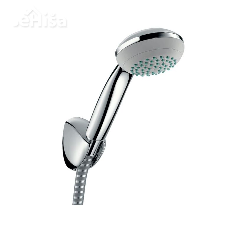 Tuš ročka Crometta 85 z nosilcem in tuš cevjo 125 cm krom HANSGROHE 27576000
