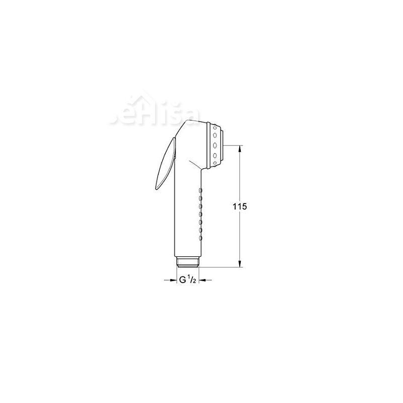 Tuš ročka Trigger Spray 30 Tempesta-F GROHE 27512000
