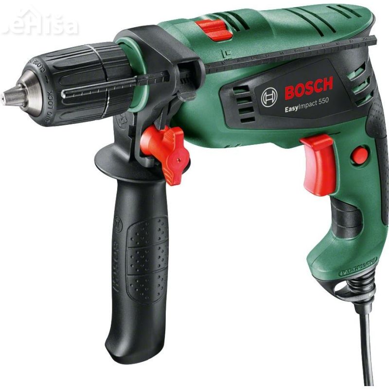 Udarni vrtalnik Easy Impact 550 550W z kovčkom BOSCH 0603130020
