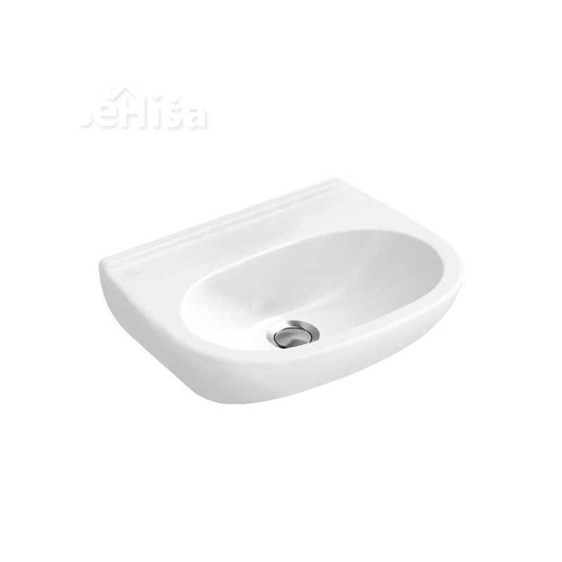 Umivalnik brez luknje in brez preliva O.NOVO 45x35 cm VILLEROY & BOCH
