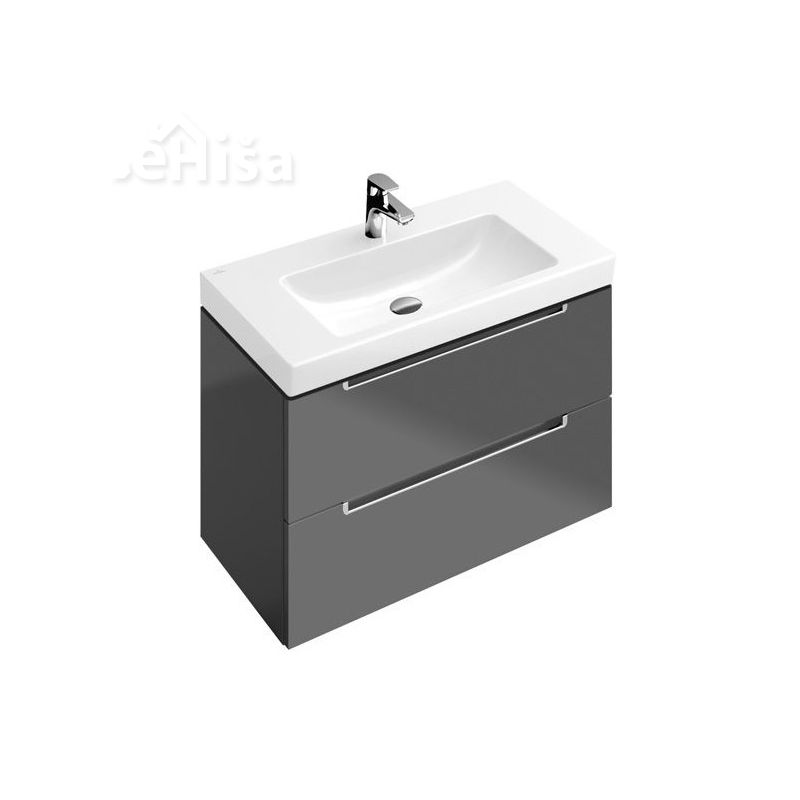 Umivalnik brez preliva SUBWAY 2.0 VANITY 80x47 cm white alpin VILLEROY & BOCH

