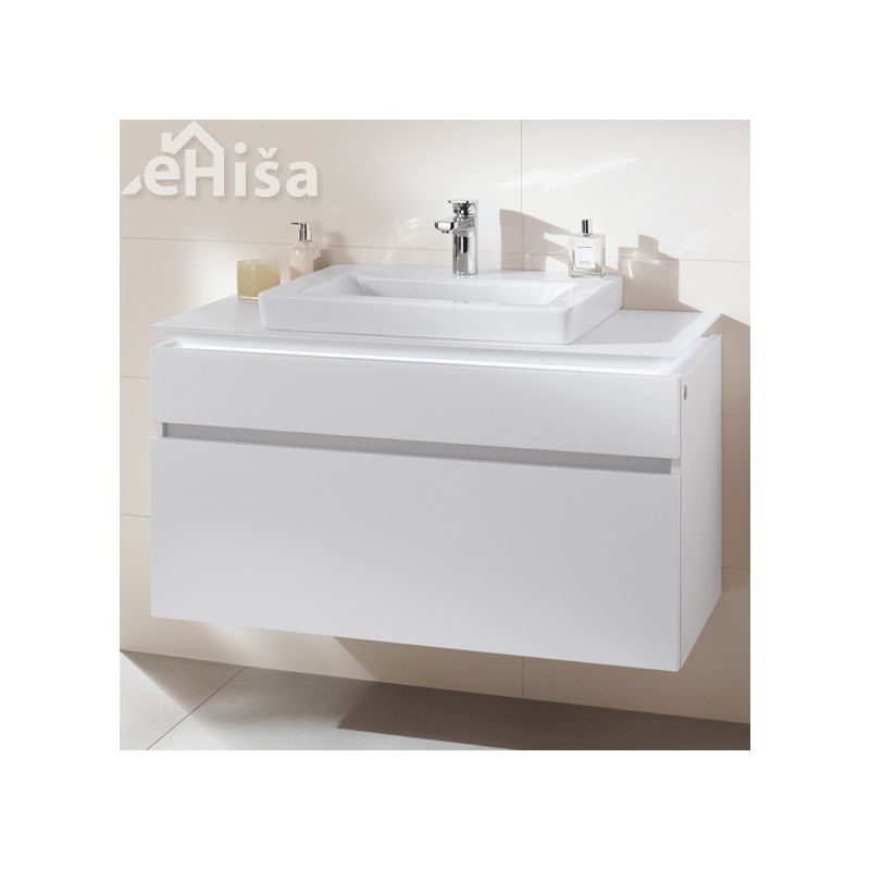 Umivalnik z luknjo brez preliva 60x47 cm SUBWAY 2.0 white alpin VILLEROY & BOCH
