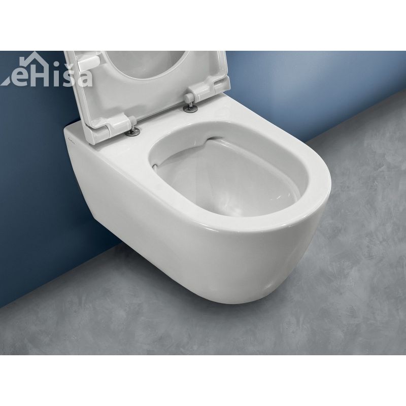 Viseča brezrobna WC školjka FUSION brez stranskih lukenj HATRIA Y1CC01
