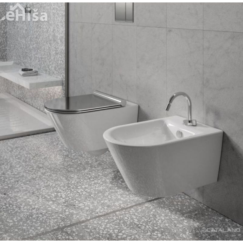 Viseča brezrobna WC školjka New zero 55x35 Newflush CATALANO 1VS55NR00
