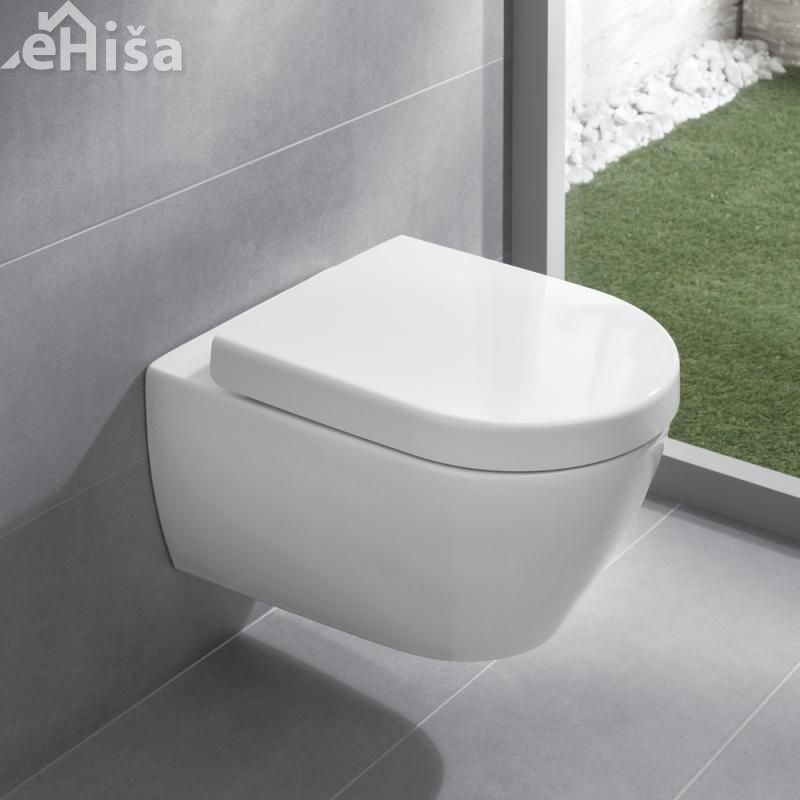 Viseča brezrobna WC školjka SUBWAY 2.0 white alpin VILLEROY & BOCH
