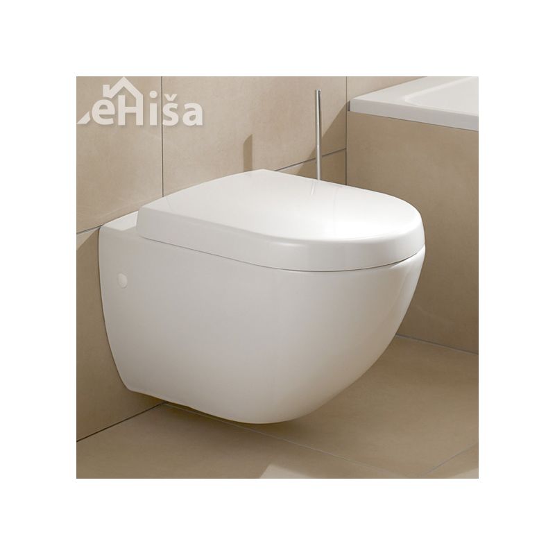 WC deska z mehkim zapiranjem SUBWAY VILLEROY & BOCH 9M66S101
