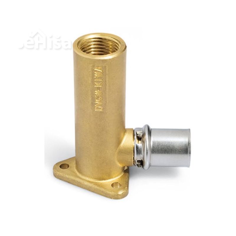 Zidni končni priključek ALUMPLAST dolgi NN 16x2-13 mm (16x2-1/2”) FLUXO

