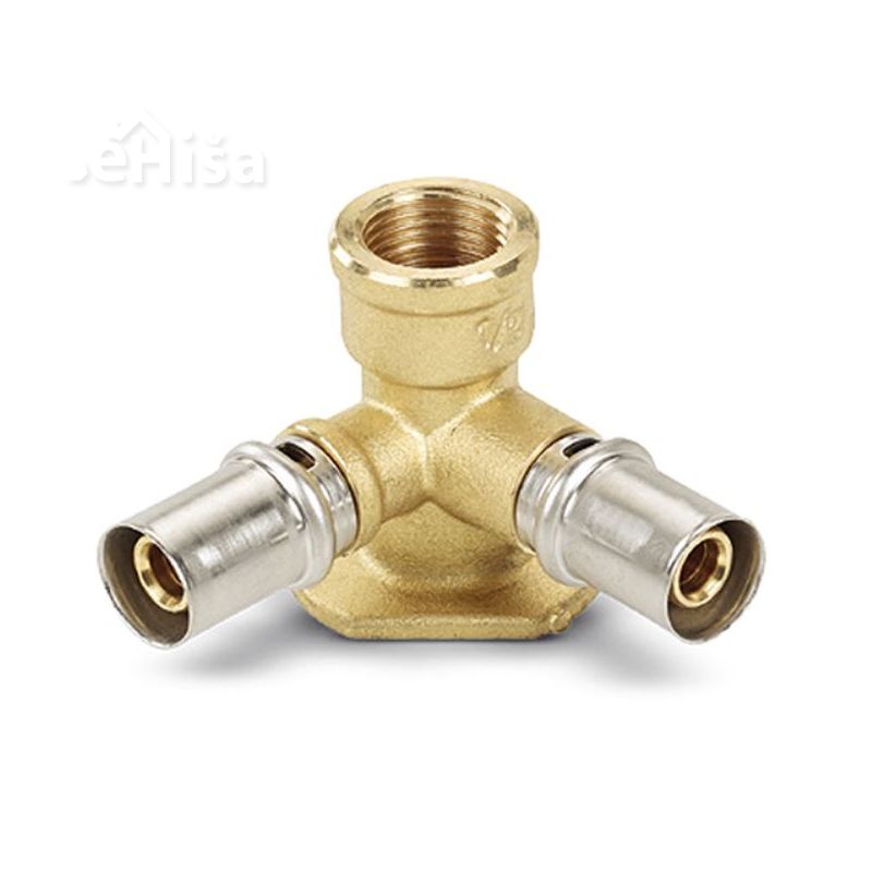 Zidni prehodni priključek ALUMPLAST DX NN 16x2-13 mm (16x2-1/2”) FLUXO
